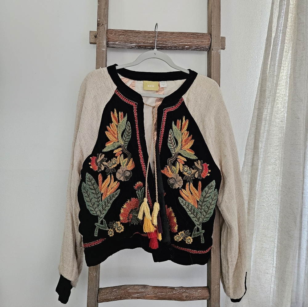 Maeve Jacket with Embroidery